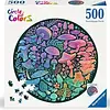 500 - Circular Puzzle - Mushrooms