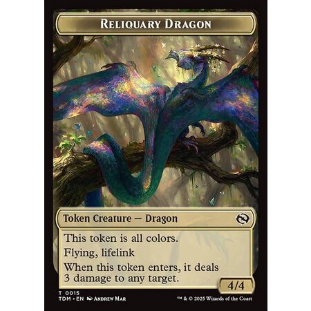 Reliquary Dragon Token (TDM) - Foil
