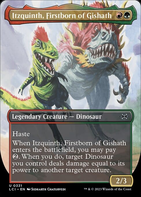 Itzquinth, Firstborn of Gishath - Foil