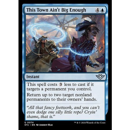 This Town Ain't Big Enough - Foil