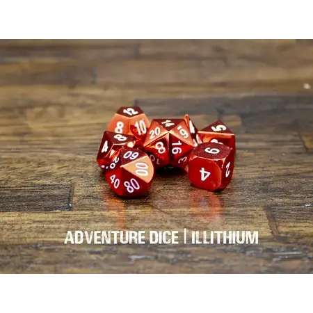 Metal RPG Dice Set - Illithium