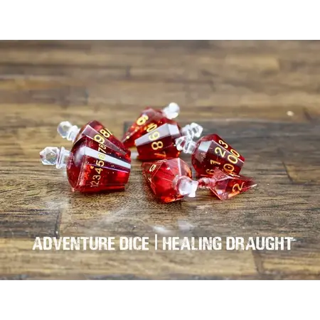 Premium RPG Dice Set - Healing Draught