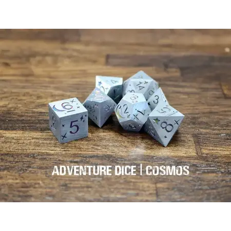 Metal RPG Dice Set - Cosmos