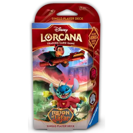 Disney Lorcana Single-Player Deck: Reign of Jafar - Ruby & Steel