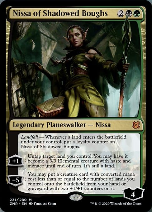 Nissa of Shadowed Boughs - Foil