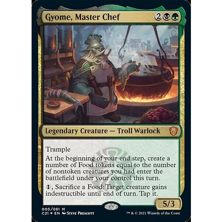 Gyome, Master Chef - Foil