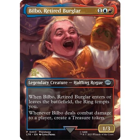 Bilbo, Retired Burglar - Foil - Stamped Prerelease Promo