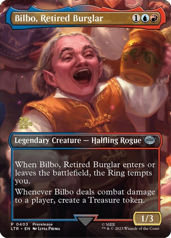 Bilbo, Retired Burglar - Foil - Stamped Prerelease Promo