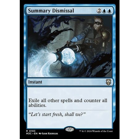 Summary Dismissal
