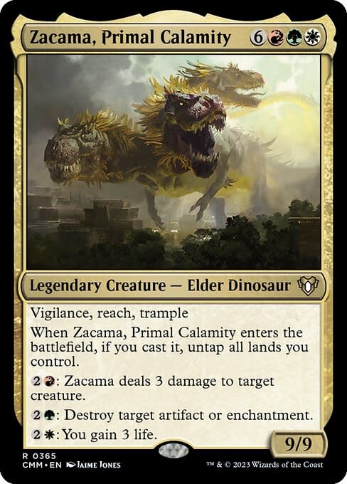 Zacama, Primal Calamity - Foil
