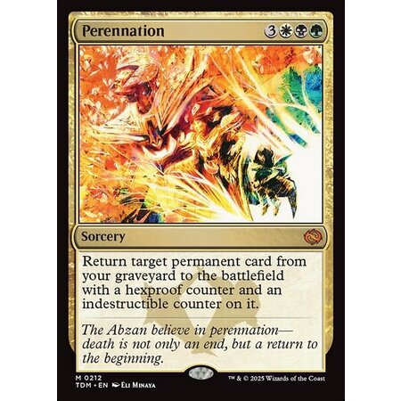 Perennation