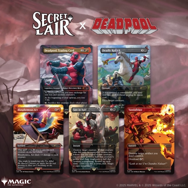 MTG Secret Lair: Marvel - Deadpool (Non-Foil)