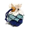 Crocheted Dragon Scale Dice Bags