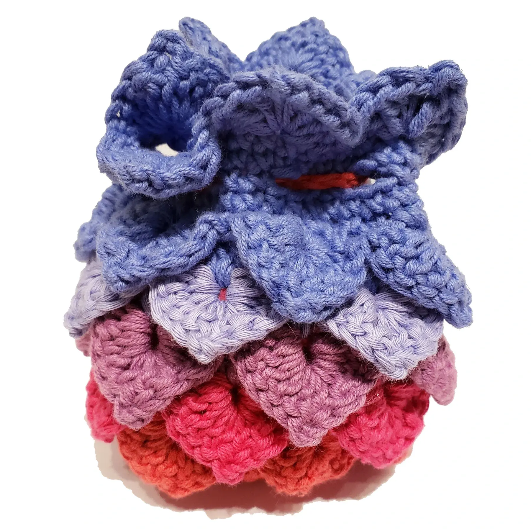 Crocheted Dragon Scale Dice Bags