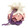 Crocheted Dragon Scale Dice Bags