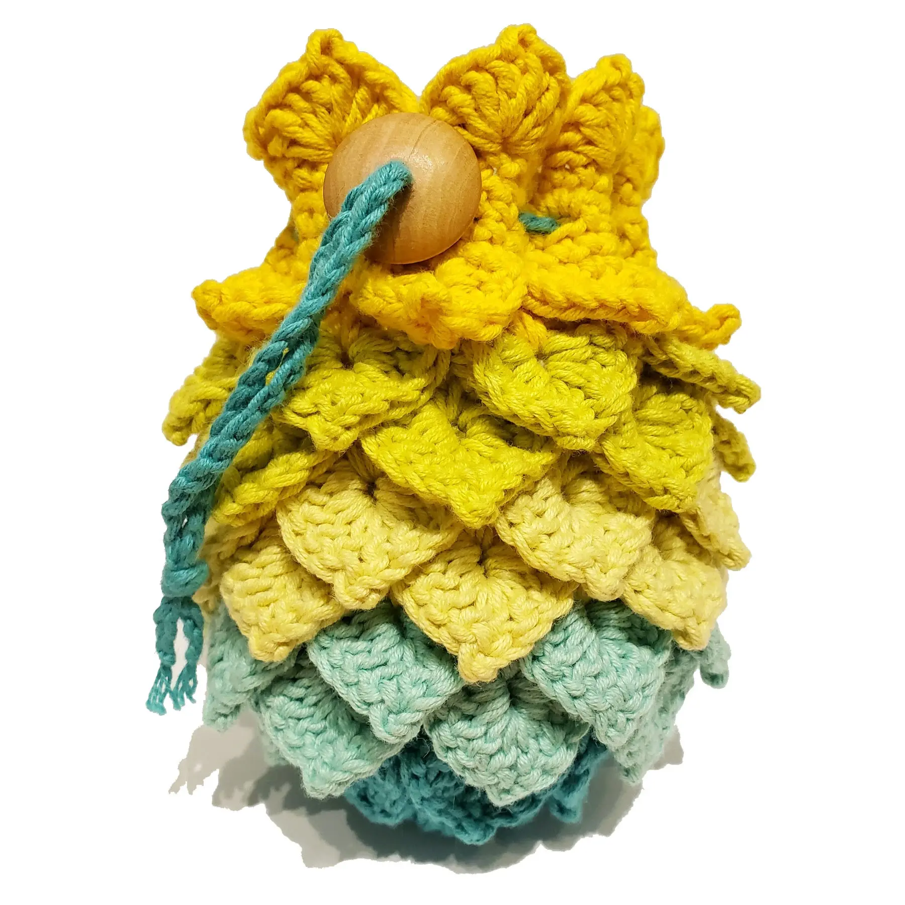 Crocheted Dragon Egg Dice Bags