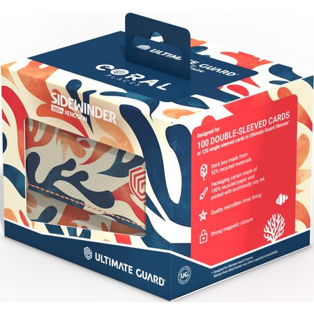 UG Sidewinder 100+ Deck Case - Coral Places Mellow Sea