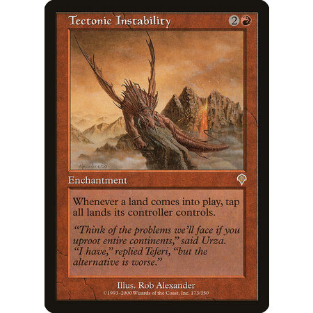 Tectonic Instability