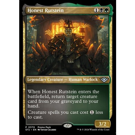 Honest Rutstein - Promo Pack
