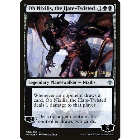 Ob Nixilis, the Hate-Twisted - Foil - Prerelease Promo