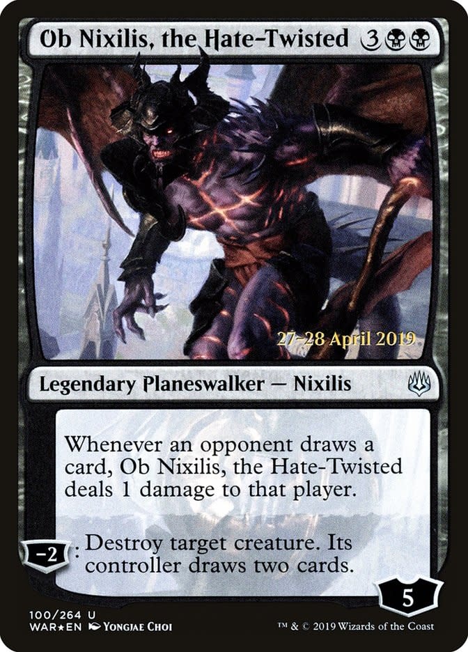 Ob Nixilis, the Hate-Twisted - Foil - Prerelease Promo