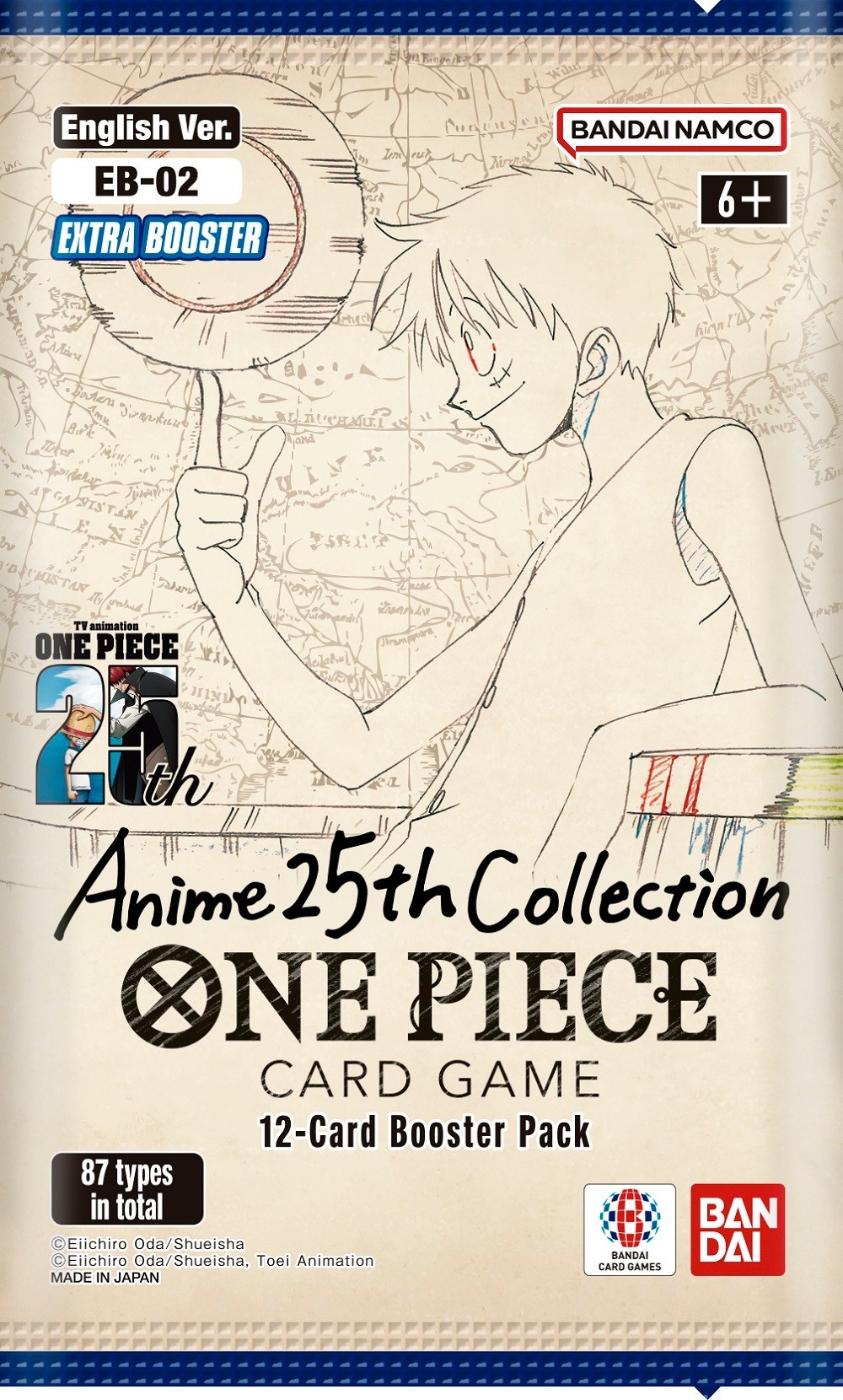 One Piece TCG - EB-02 Anime 25th Collection - Booster Pack