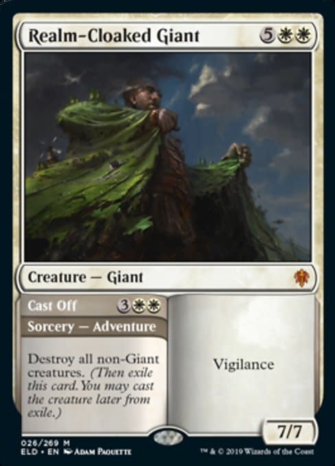 Realm-Cloaked Giant // Cast Off - Foil