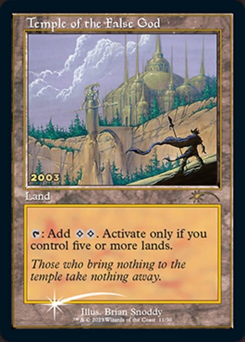 Temple of the False God - Foil - 30th Anniversary Promo