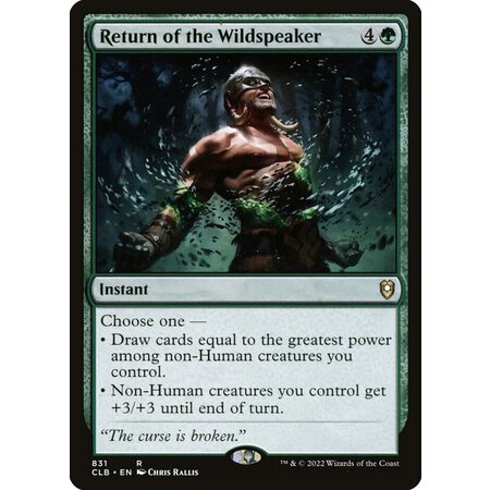 Return of the Wildspeaker