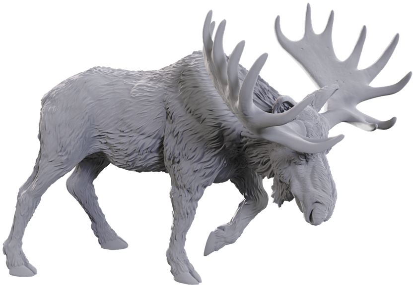 D&D Unpainted Minis - Bull Moose