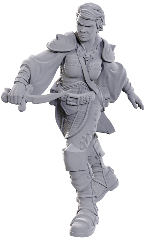 D&D Unpainted Minis - Swashbuckler