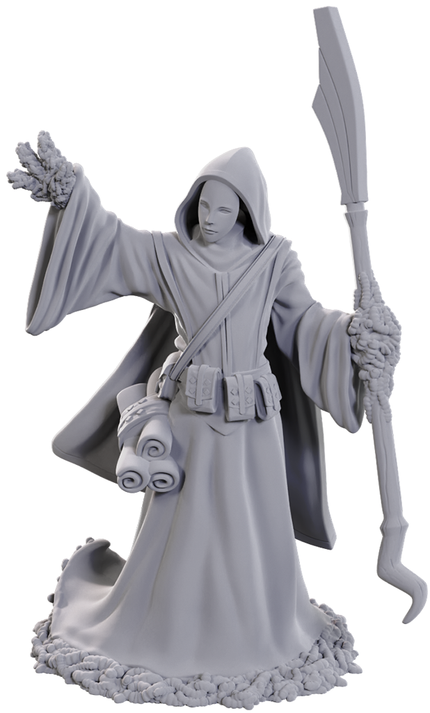 D&D Unpainted Minis - Star Spawn Larva Mage
