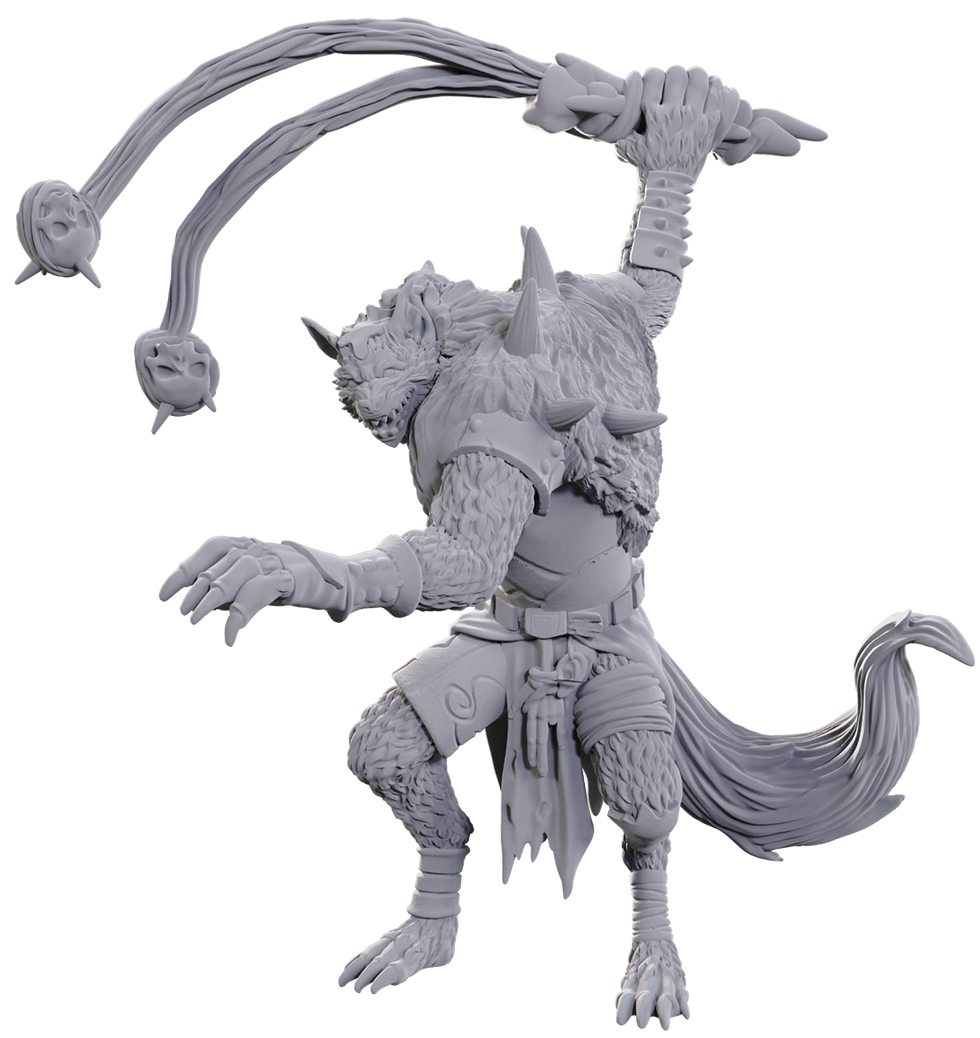 D&D Unpainted Minis - Flind Trapper