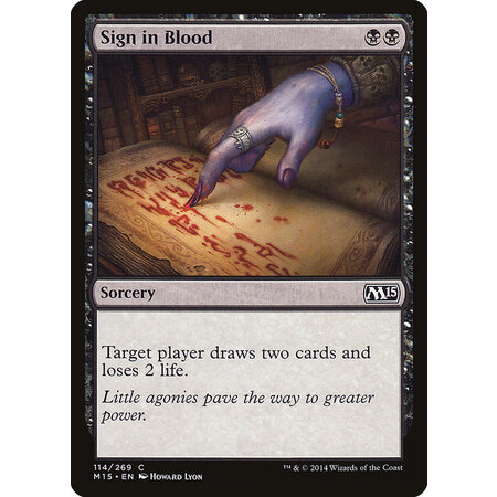 Sign in Blood