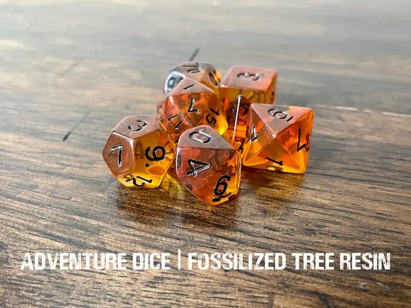 RPG Set - Fossilized Tree Resin