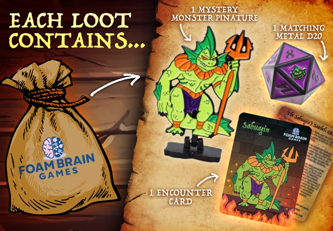 Mystery Loot Bags - Lost Tome of Monsters - 2nd Edition