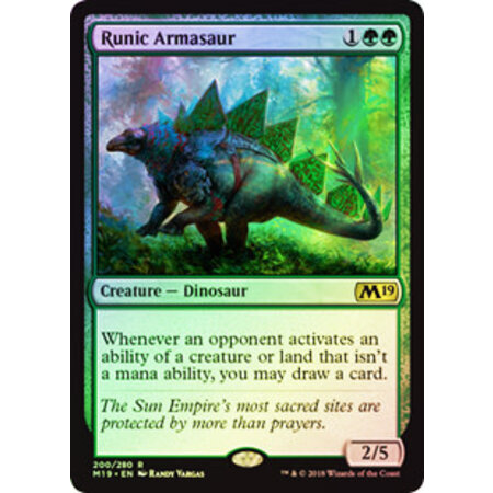 Runic Armasaur - Foil