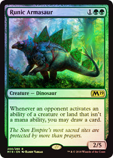 Runic Armasaur - Foil