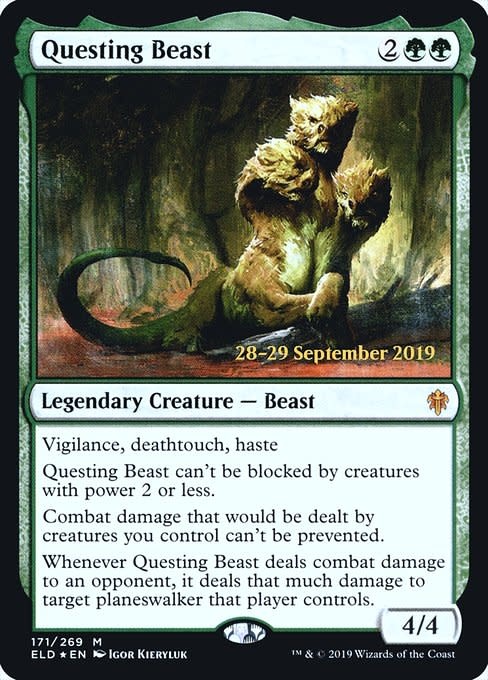 Questing Beast - Foil - Prerelease Promo