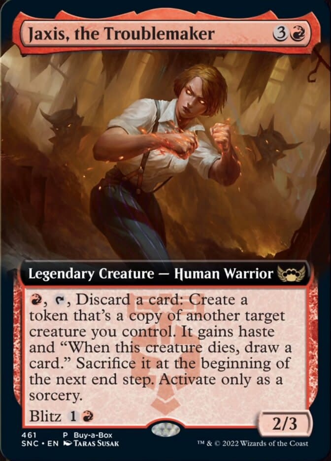 Jaxis, the Troublemaker - Foil - Buy A Box Promo