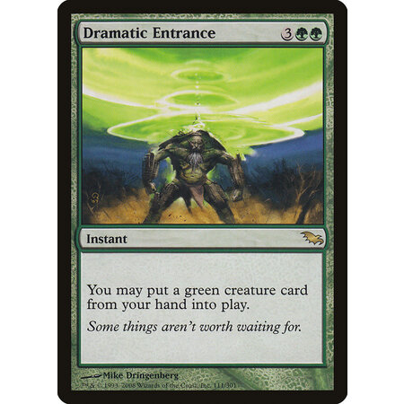 Dramatic Entrance