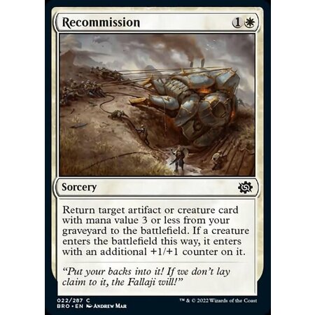 Recommission