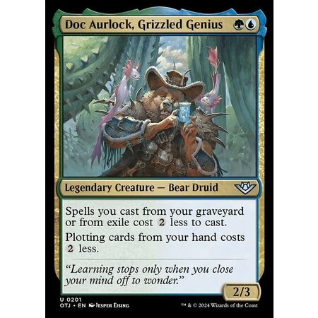 Doc Aurlock, Grizzled Genius