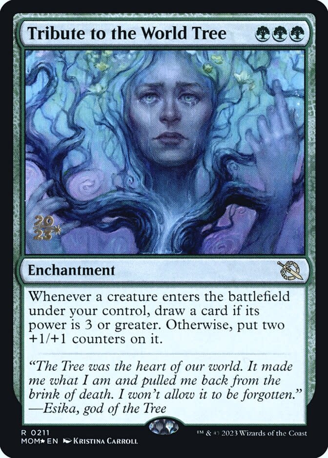 Tribute to the World Tree - Foil - Prerelease Promo