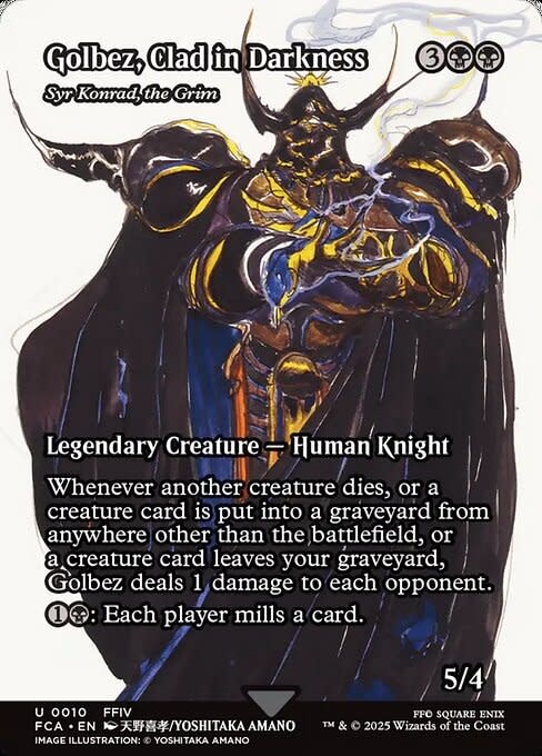 Syr Konrad, the Grim (Golbez, Clad in Darkness) - Foil