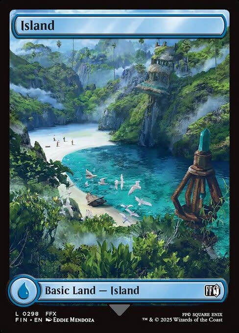 Island (298) - Full Art Foil