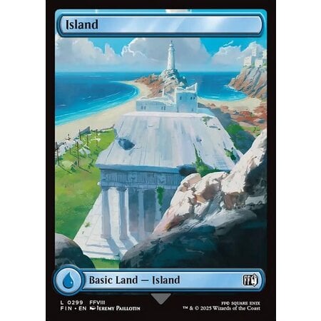 Island (299) - Full Art Foil