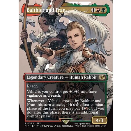 Balthier and Fran - Foil