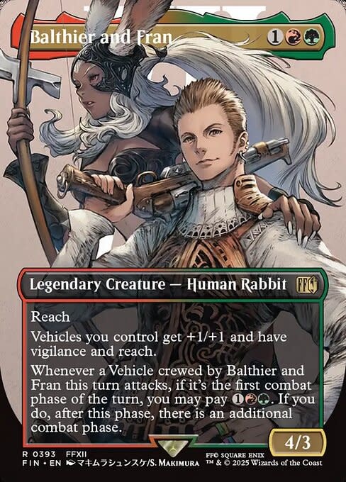 Balthier and Fran - Foil