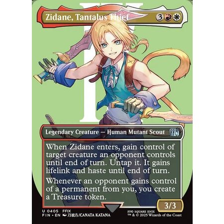 Zidane, Tantalus Thief - Foil